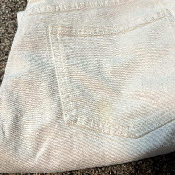 AS IS NWT! GAP Optic White Mid Rise Girlfriend Jeans with Washwell - 6P/28P🩵 - Picture 7 of 7